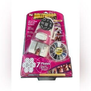 NEW Sealed Inventel Hollywood Nails All In One Nail Art System Kit As Seen On TV